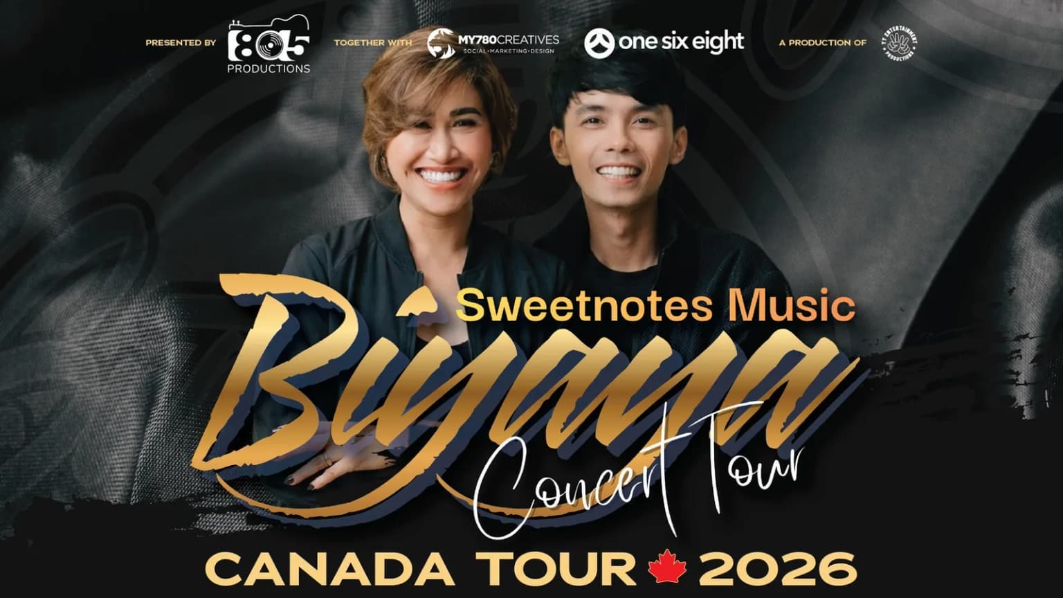 Sweetnotes Biyaya Concert Tour event poster