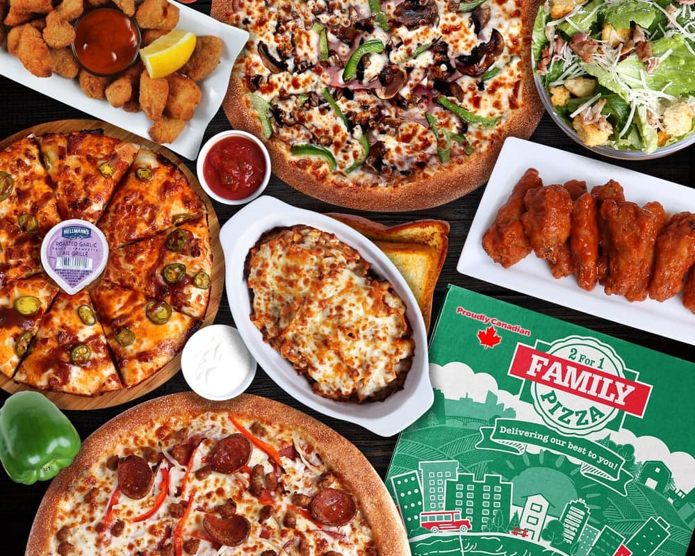 2 For 1 Family Pizza — best italian restaurants in Red Deer, Spring 2026