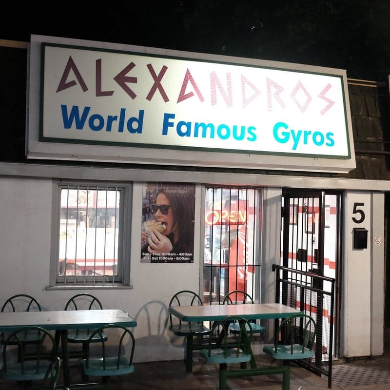 Alexandros Take-Out — best late night food in Toronto, Spring 2026