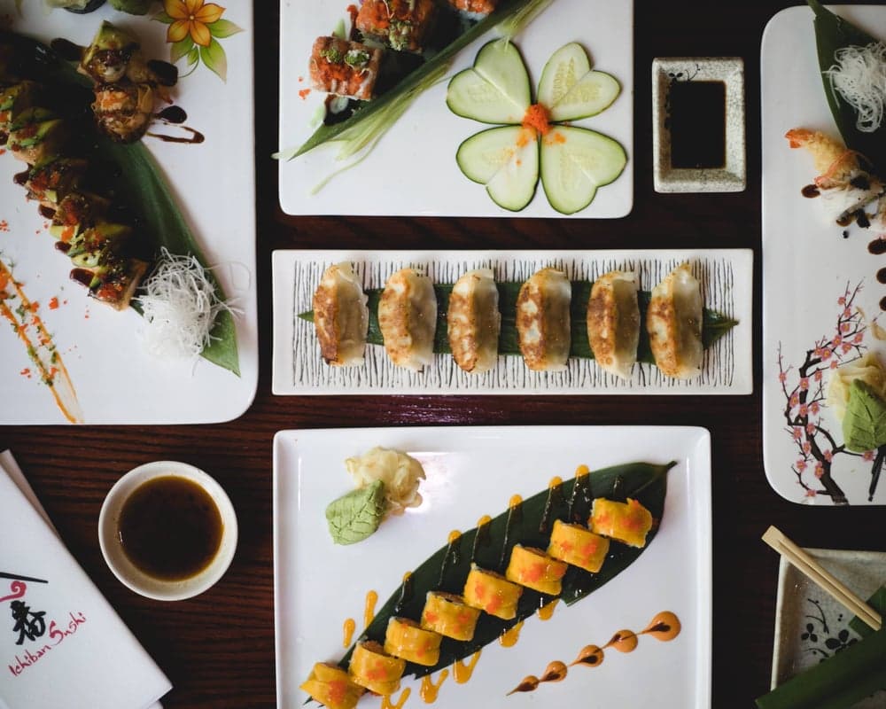 Big Catch Sushi Bar food