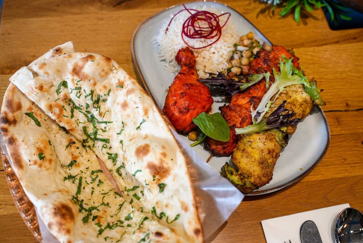 Bombay Kitchen and Bar food