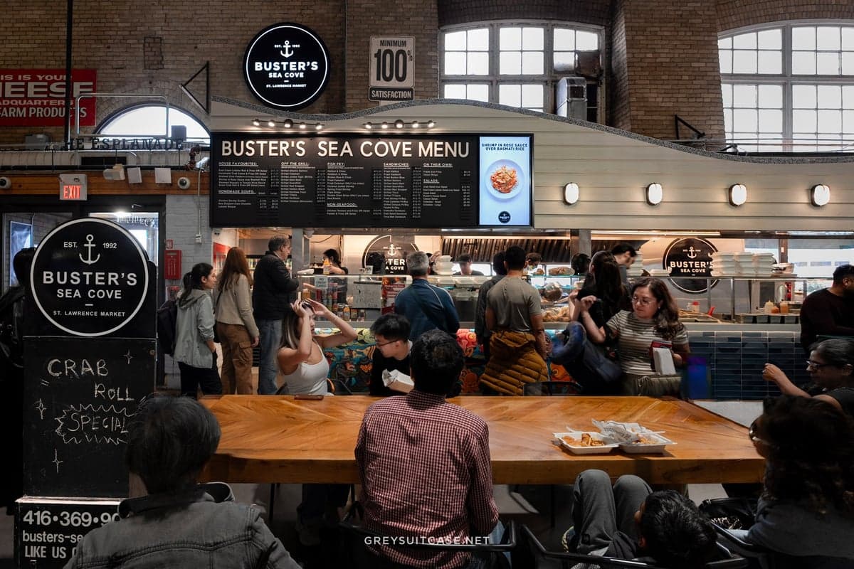 Buster's Sea Cove - St. Lawrence Market — best weekday lunch in Toronto, Spring 2026
