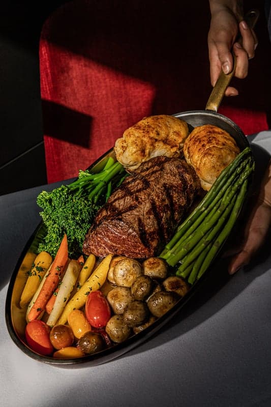 Caesar's Steak House & Lounge food