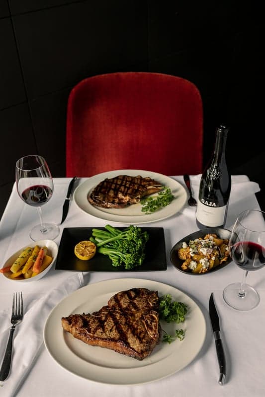 Caesar's Steak House & Lounge food