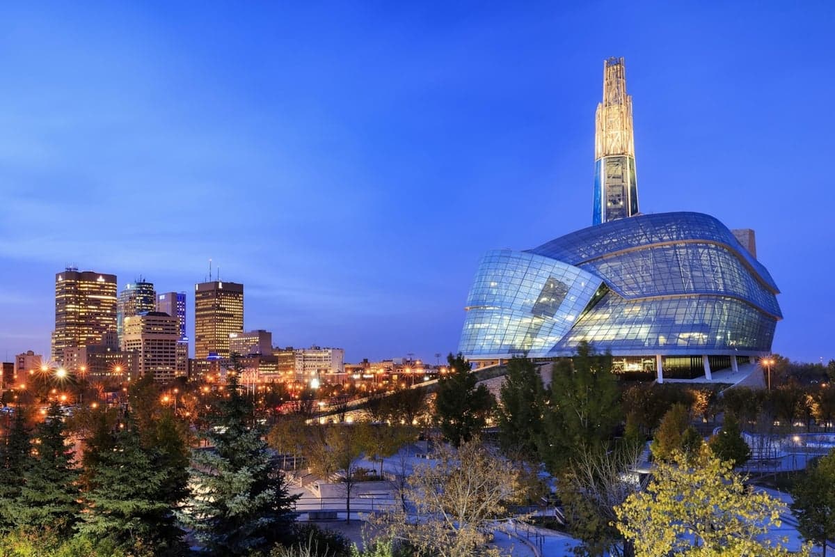 Canadian Museum for Human Rights — best skyline views in Winnipeg, Summer 2026