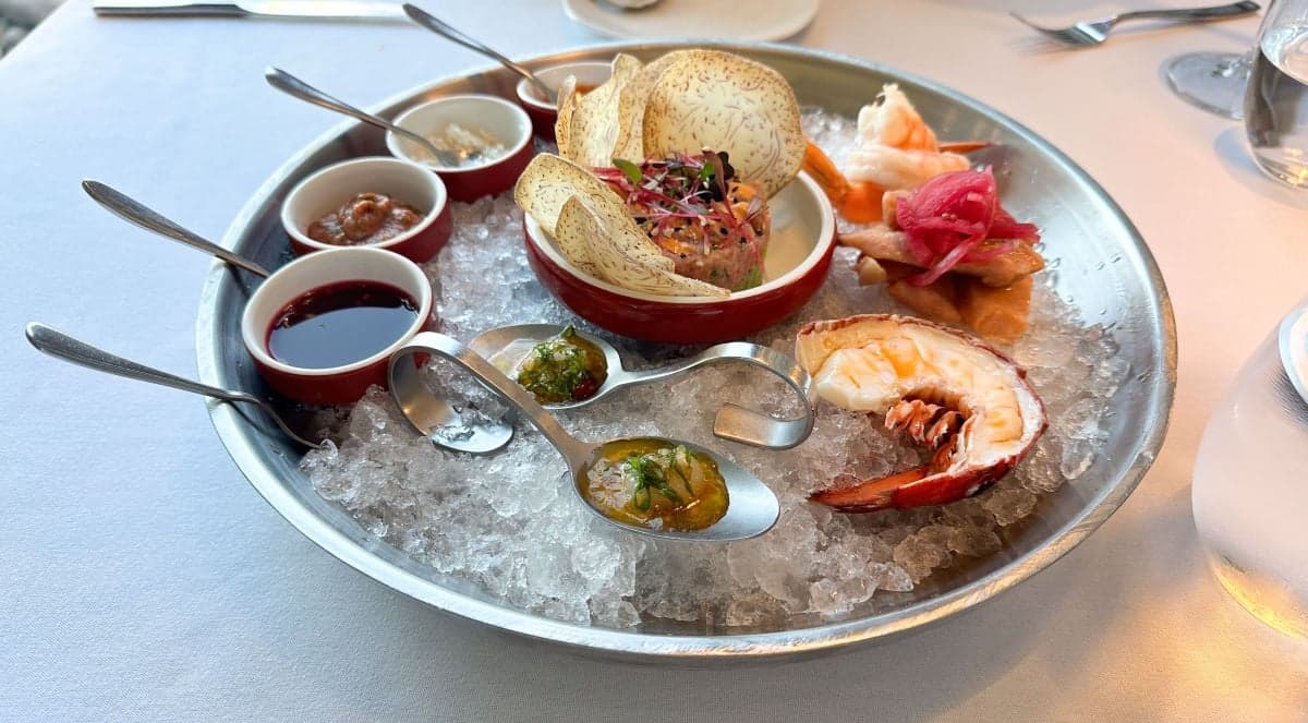 Chairman's Steakhouse food