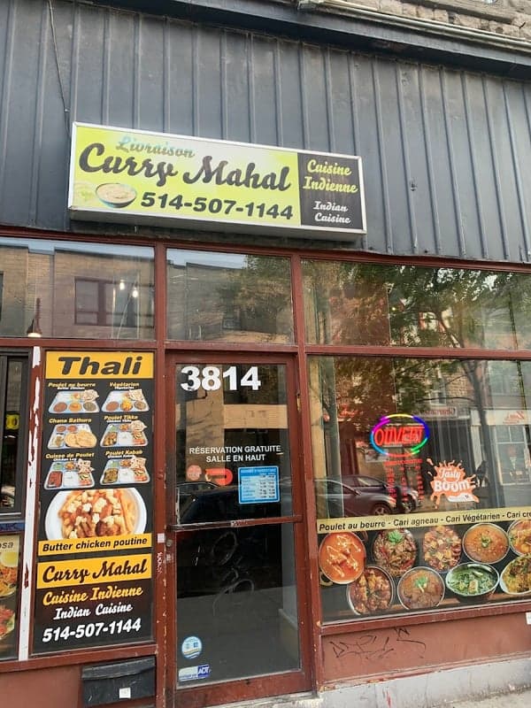 Curry Mahal — best indian restaurants in Montreal, Spring 2026