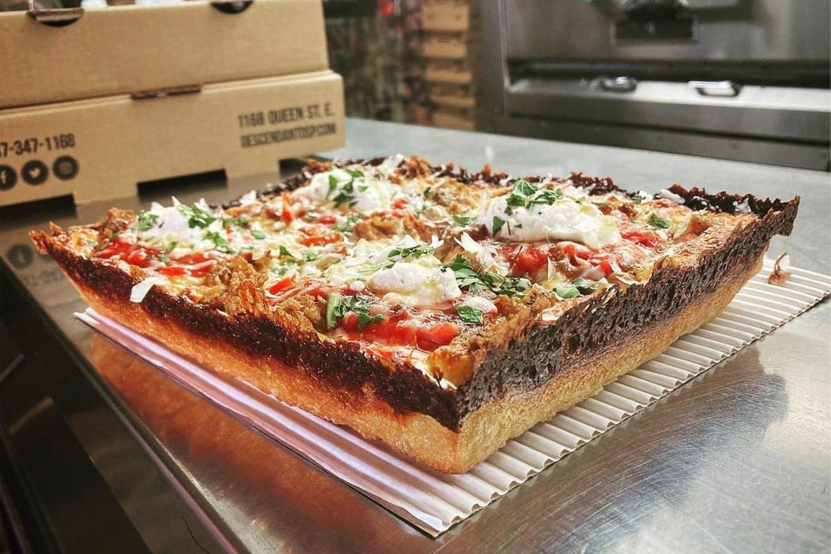 Descendant Detroit Style Pizza — best pizza in Toronto, Spring 2026