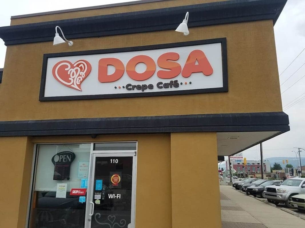 Dosa Crepe Cafe — best indian restaurants in Kelowna, Spring 2026