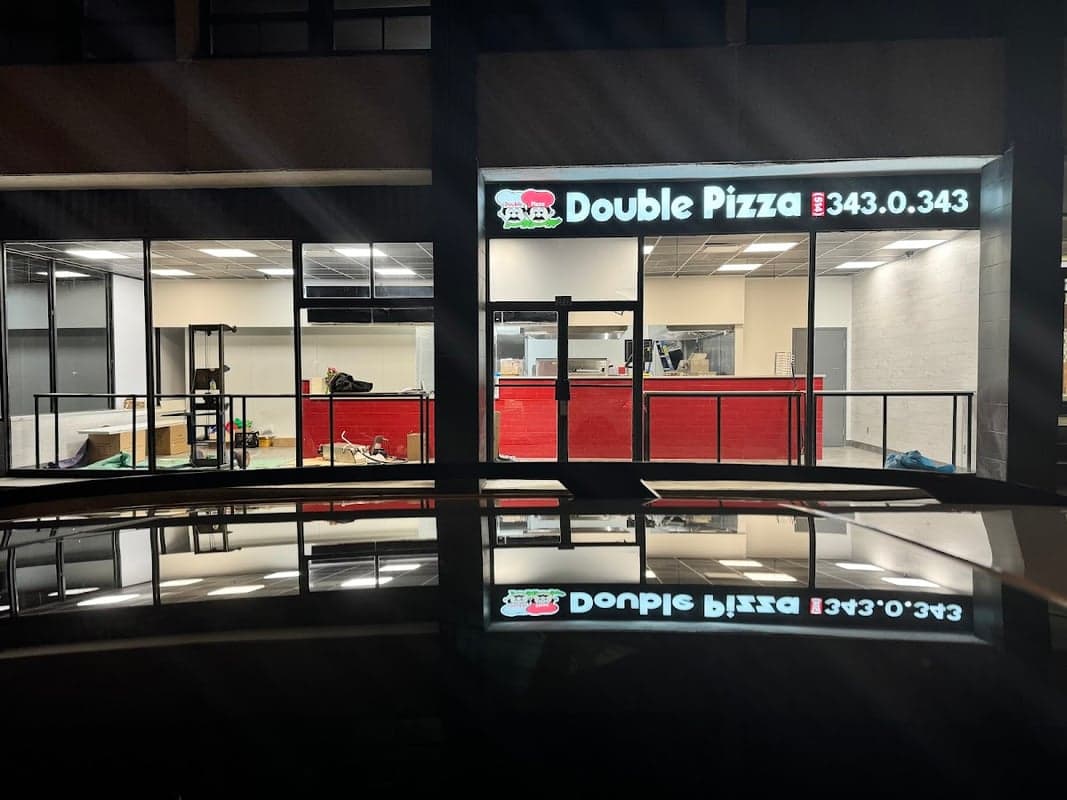 Double pizza — best late night food in Montreal, Spring 2026