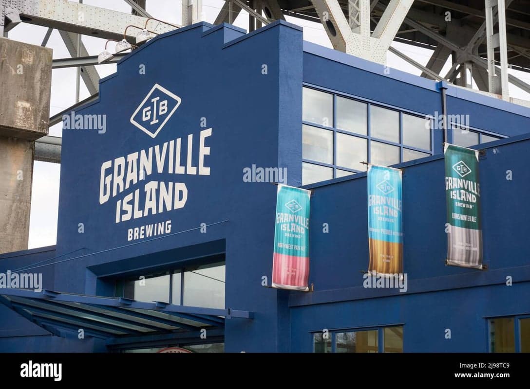 Granville Island Brewing — best craft breweries in Vancouver, Spring 2026