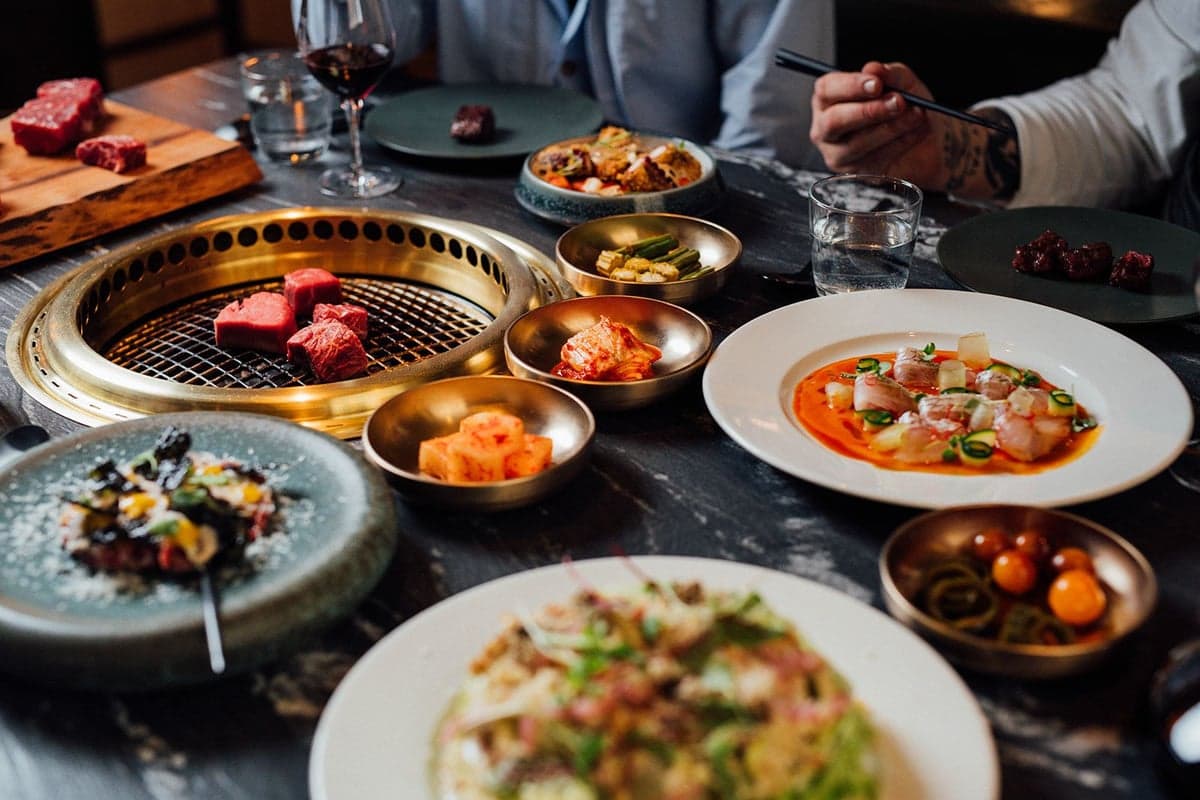 Hana Korean Steakhouse food