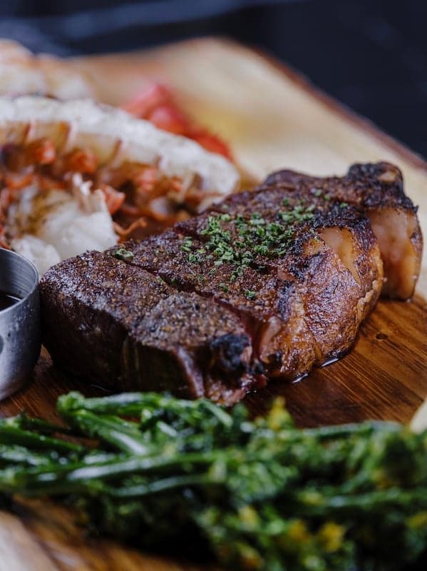 House of Dawn Steakhouse food