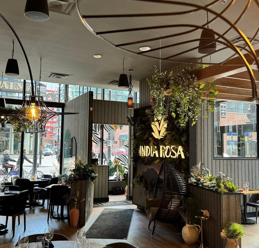 India Rosa Griffintown — best indian restaurants in Montreal, Spring 2026