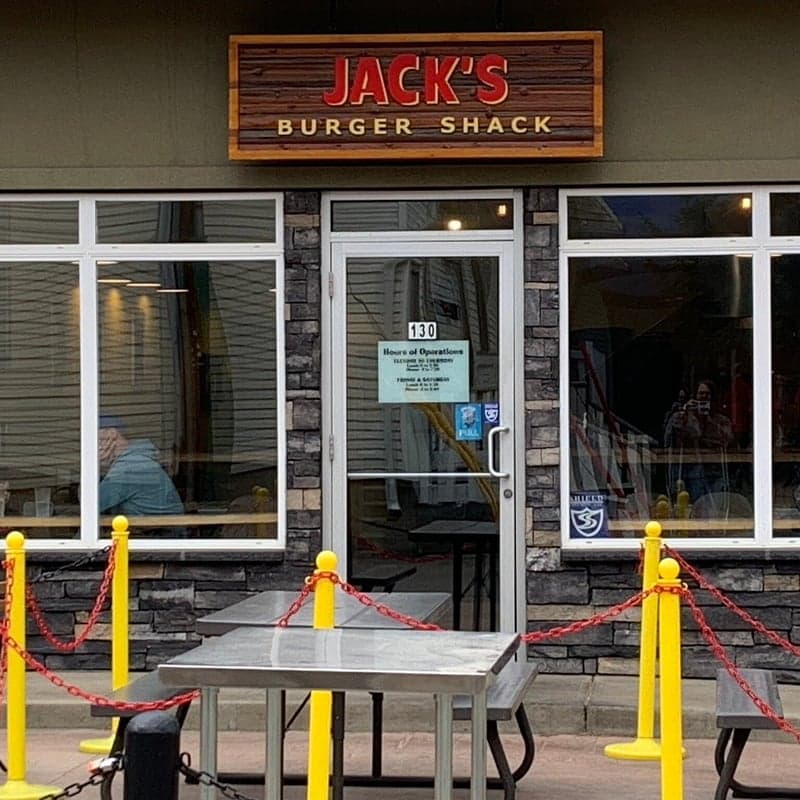 Jack’s Burger Shack food