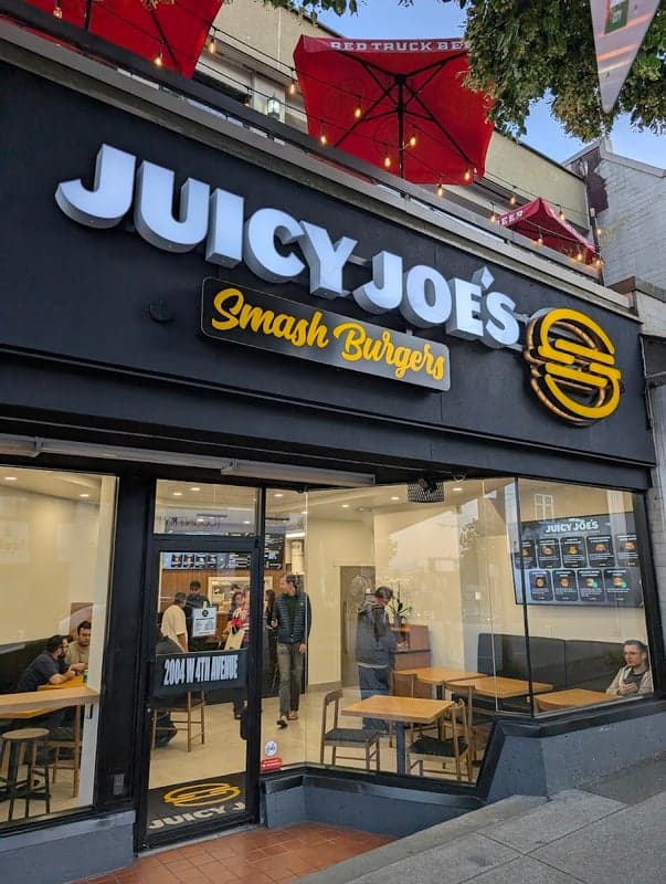 Juicy Joe's Burgers food