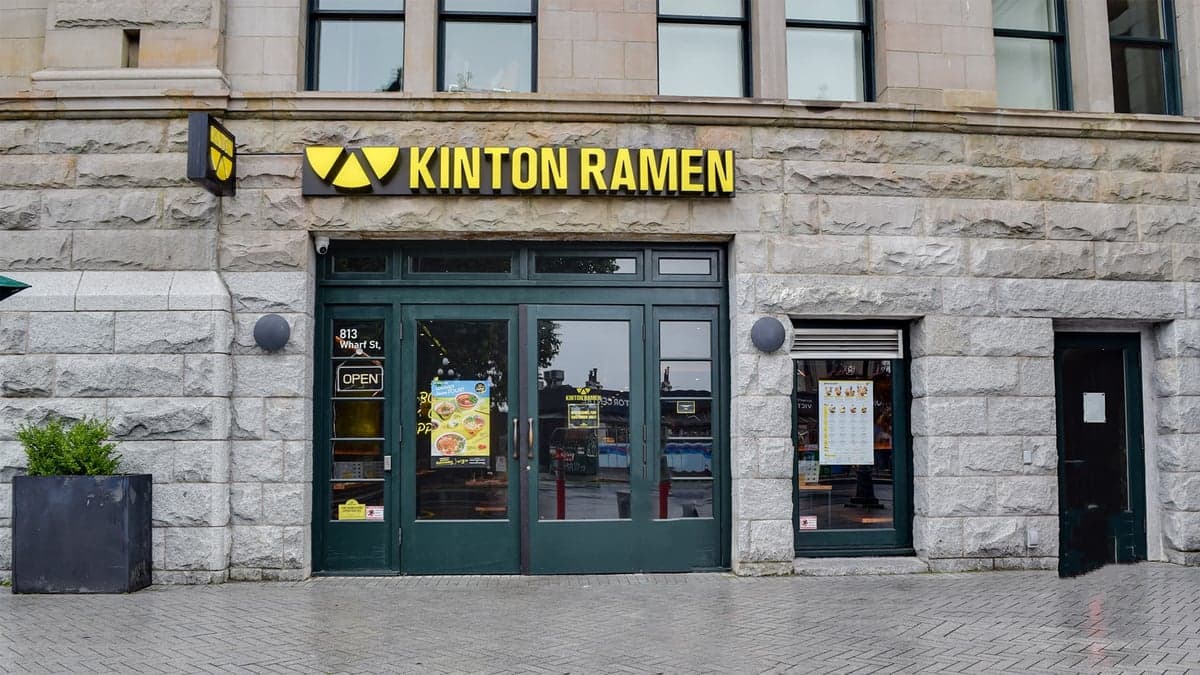 KINTON RAMEN VICTORIA DOWNTOWN — best weekday lunch in Victoria, Spring 2026