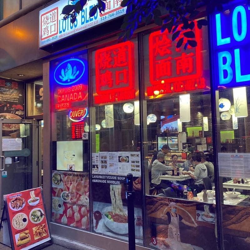 Le Lotus Bleu — best chinese restaurants in Montreal, Spring 2026
