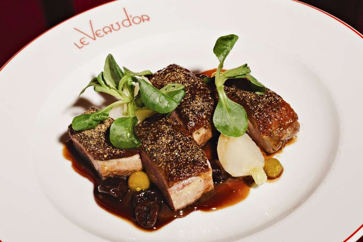 Le Veau d'Or food