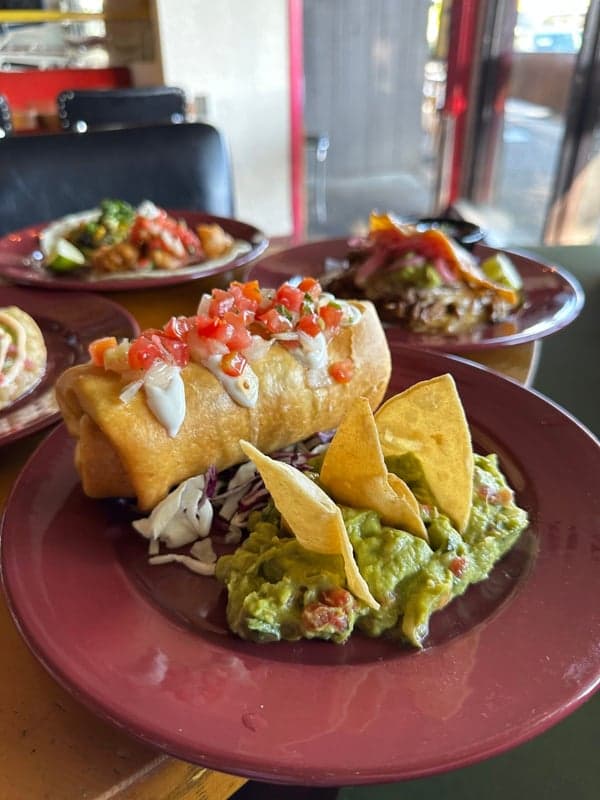 Los Cuervos Taqueria & Cantina food