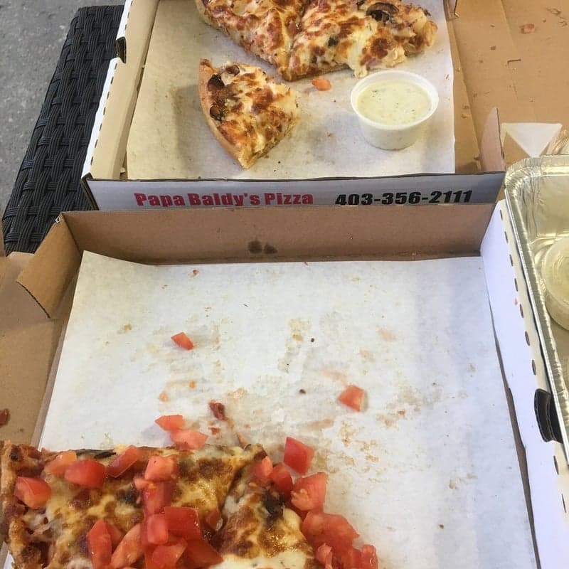 Papa Baldy's Pizza — best pizza in Red Deer, Spring 2026