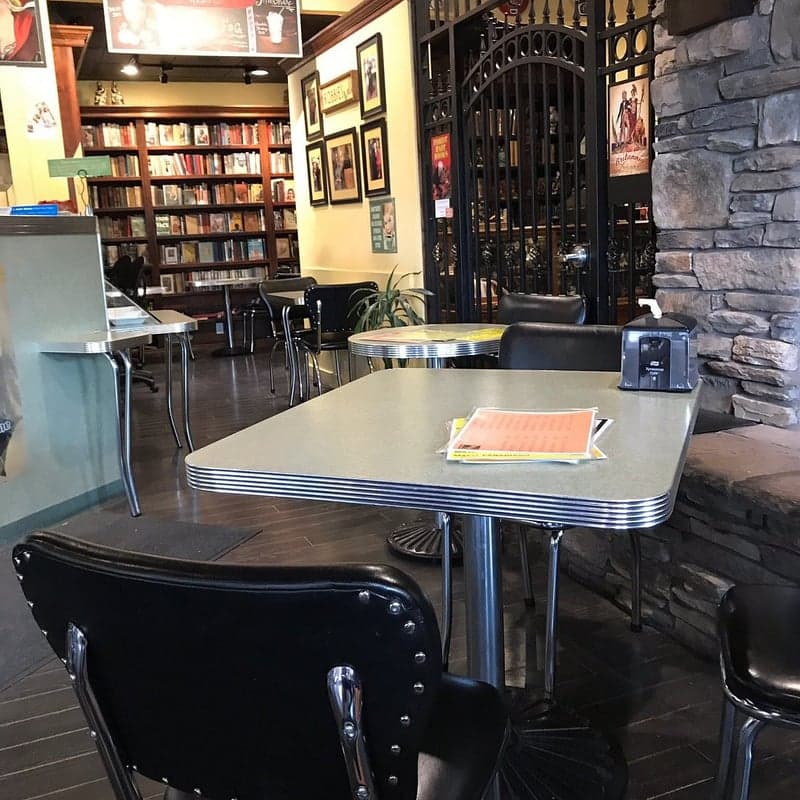 Pulp Fiction Coffee House/Robbie Rare Books — best coffee shops in Kelowna, Spring 2026