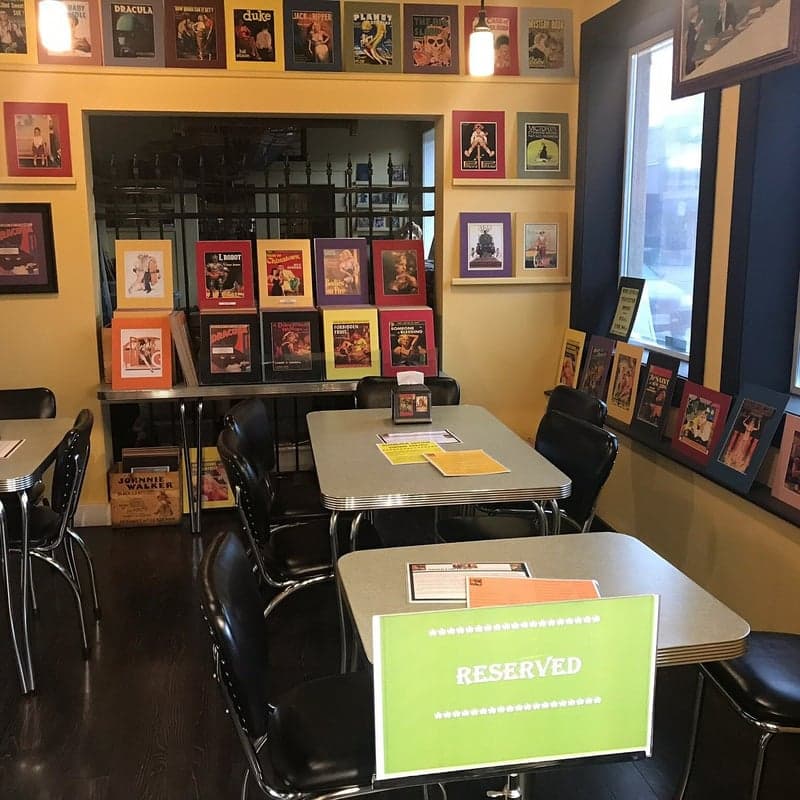 Pulp Fiction Coffee House/Robbie Rare Books — best coffee shops in Kelowna, Spring 2026