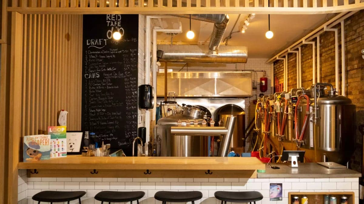 Red Tape Brewery food