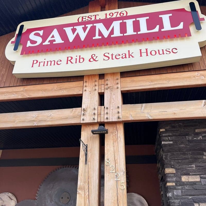 Sawmill Prime Rib & Steak House food