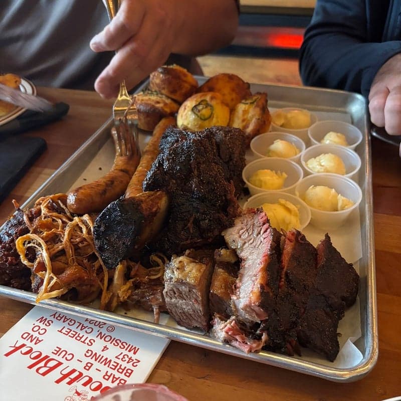 South Block Barbecue & Brewing Co. food
