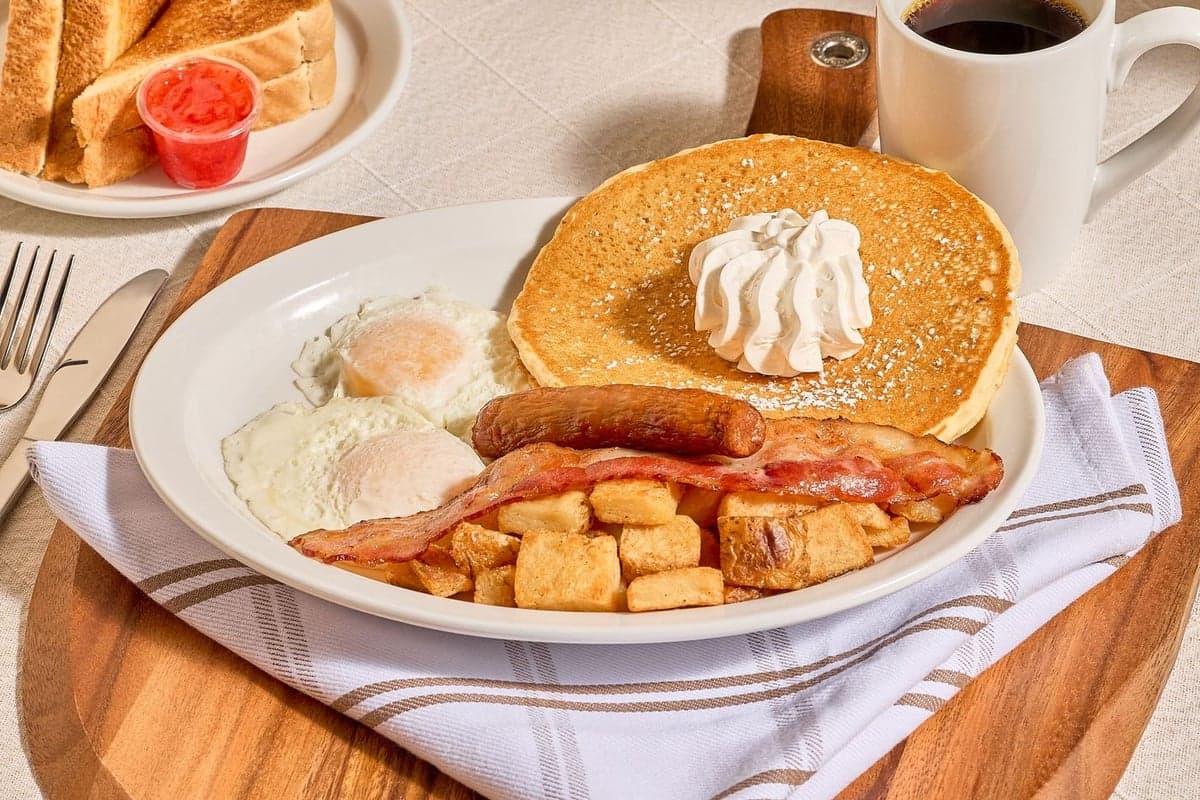 Stacked Pancake & Breakfast House food