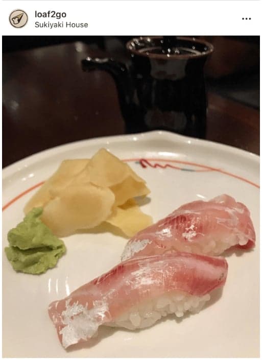 Sukiyaki House food