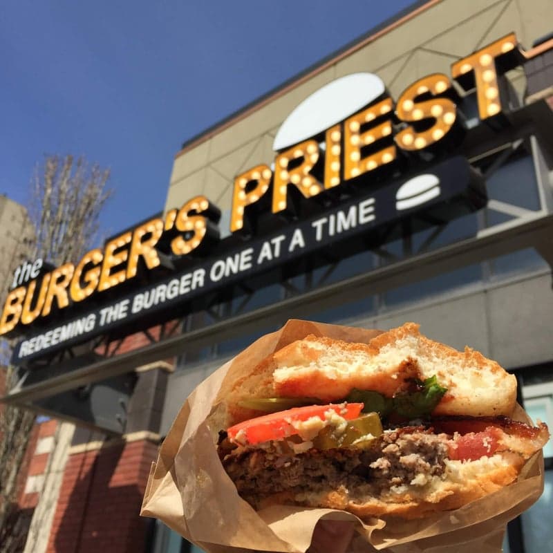 The Burger's Priest food