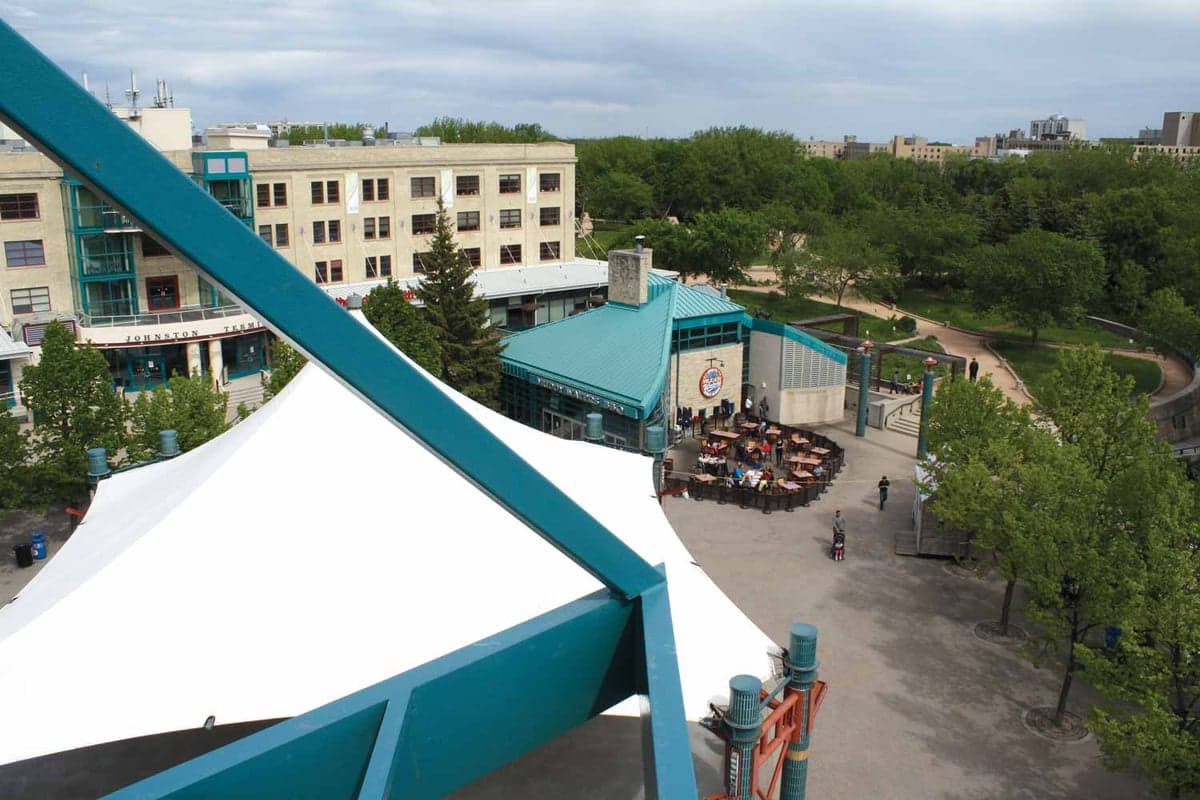 The Forks — best skyline views in Winnipeg, Summer 2026