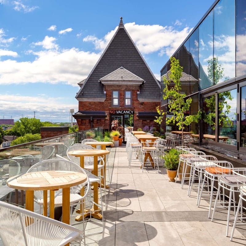 The Rooftop at The Broadview Hotel. Bar — best rooftop bars in Toronto, Spring 2026