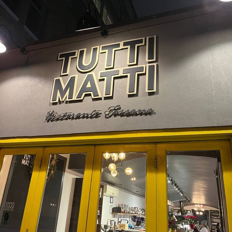 Tutti Matti — best italian restaurants in Toronto, Spring 2026
