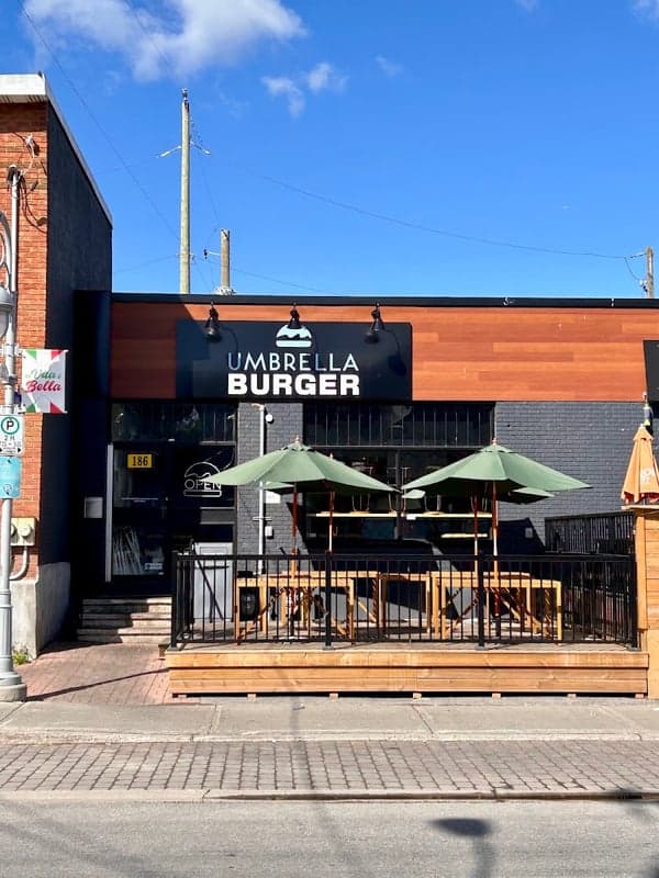 Umbrella Burger at 186 Preston Street — best burgers in Ottawa, Spring 2026