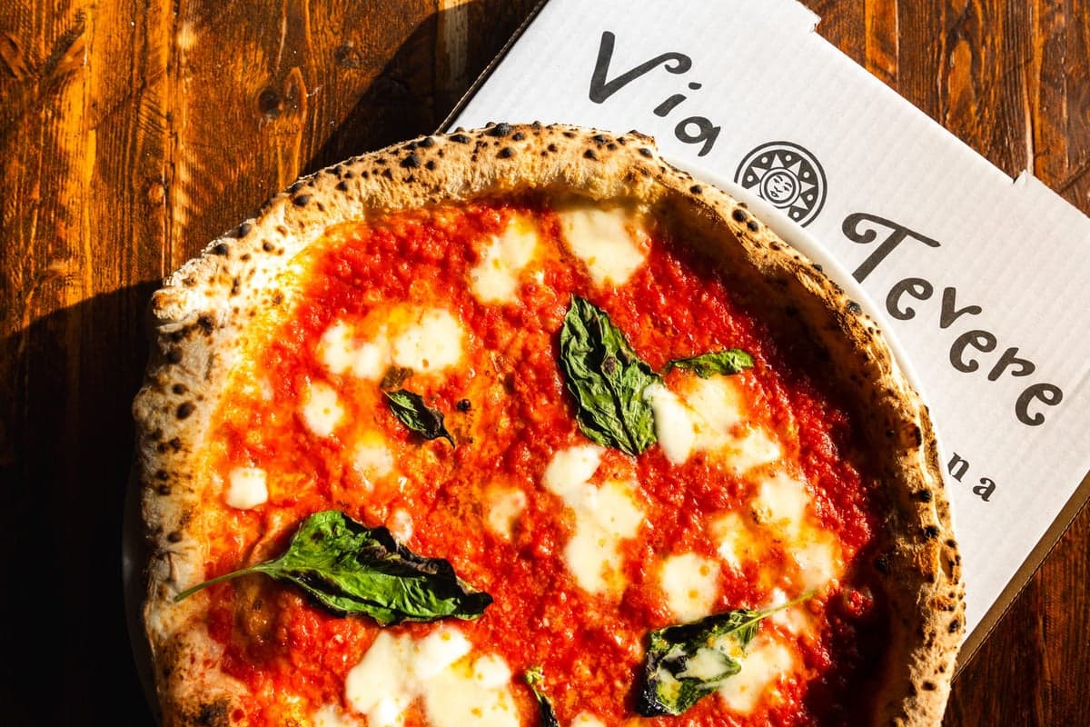 Via Tevere Pizzeria Victoria Drive food