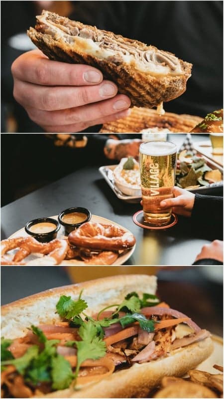 Village Brewery food
