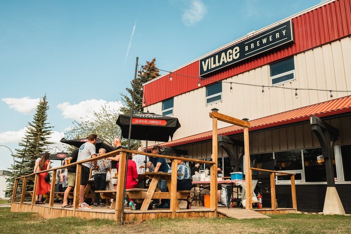 Village Brewery food