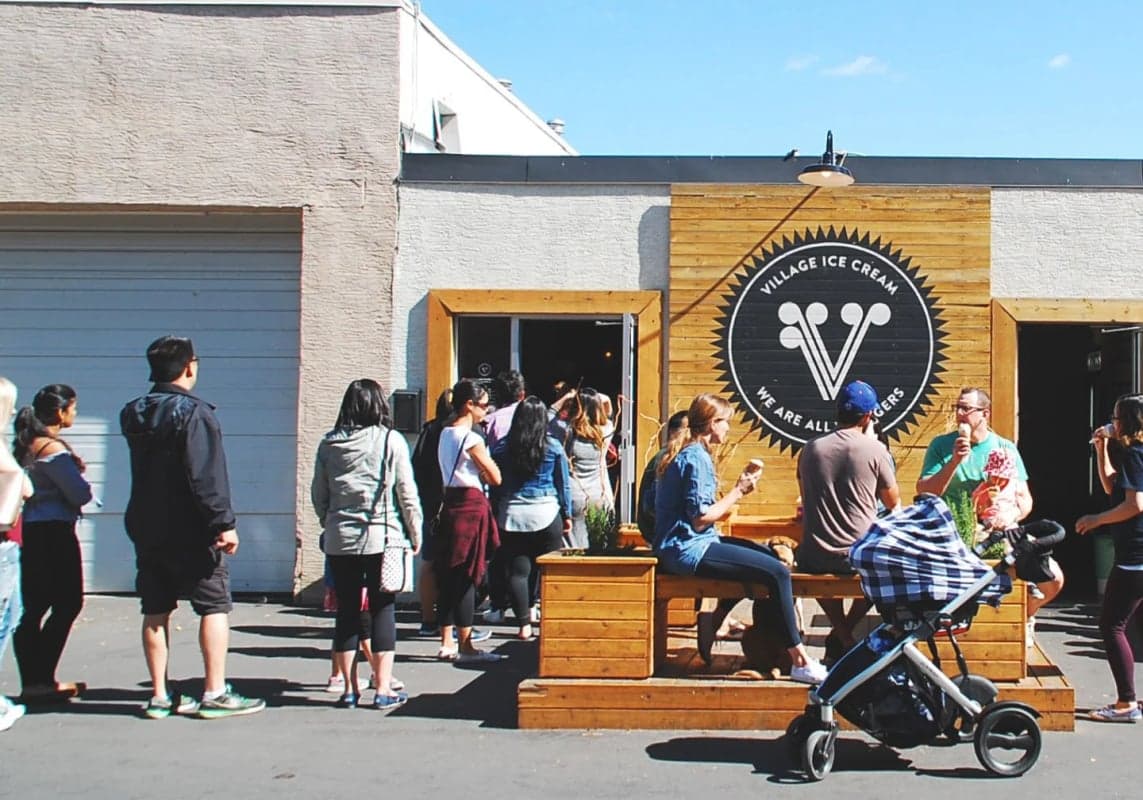Village Ice Cream — best patios in Calgary, Spring 2026