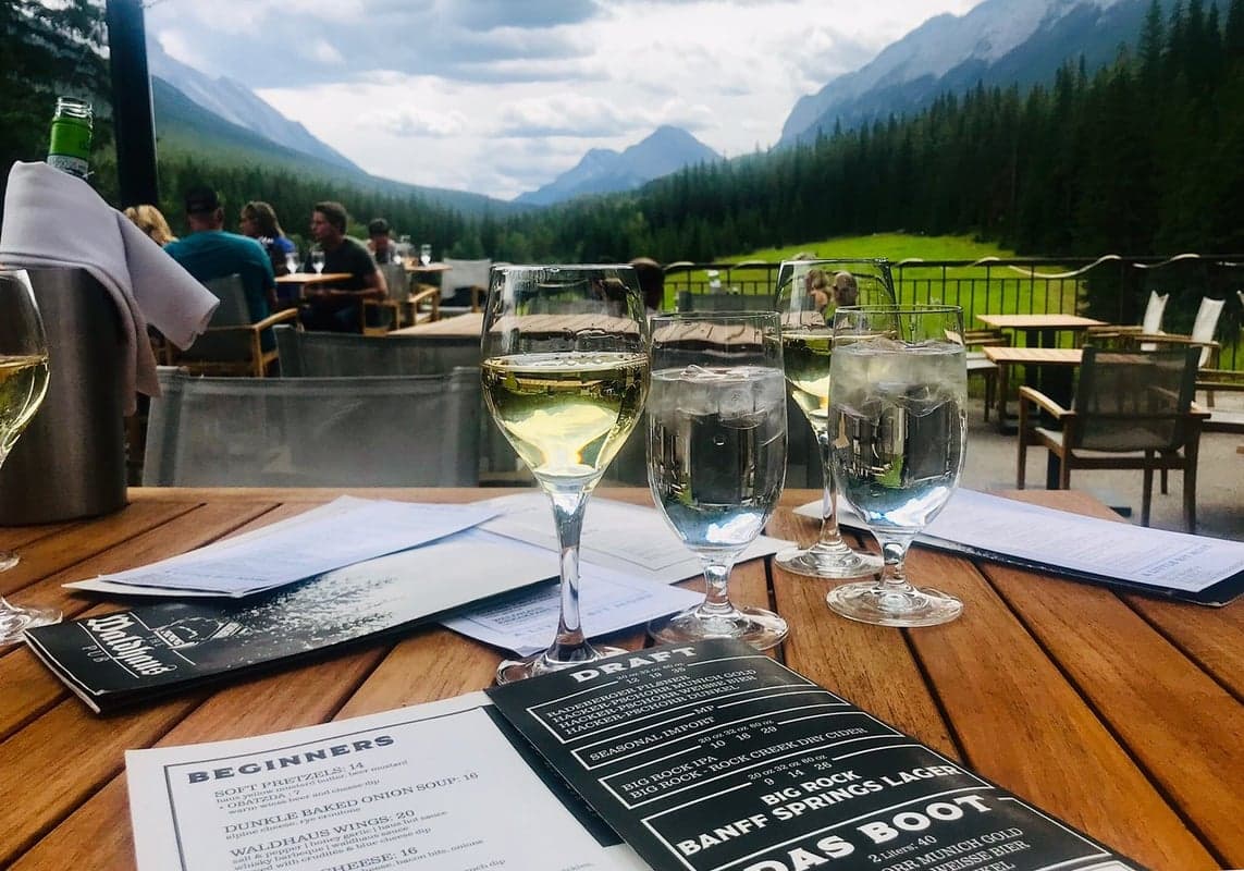 WALDHAUS — best patios in Banff, Spring 2026