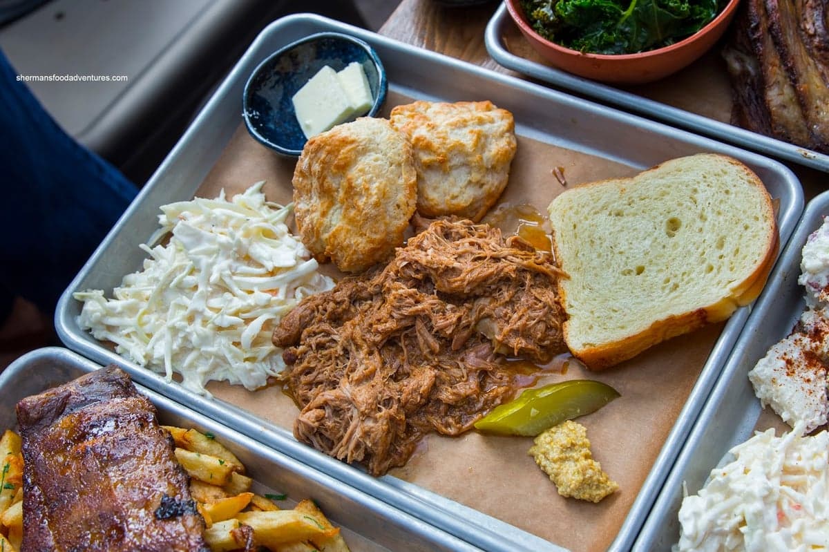 Whiskey Six BBQ food