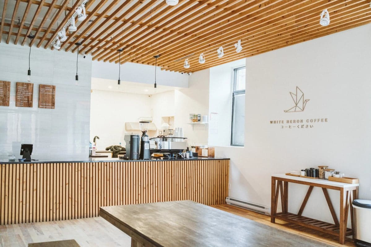White Heron Coffee — best coffee shops in Montreal, Spring 2026