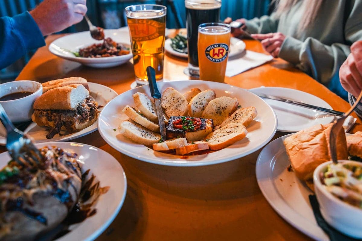 Wild Rose Brewery food