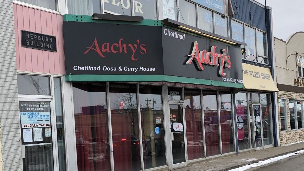 Aachys Chettinad Dosa And Curry Palace — best indian restaurants in Edmonton, Spring 2026