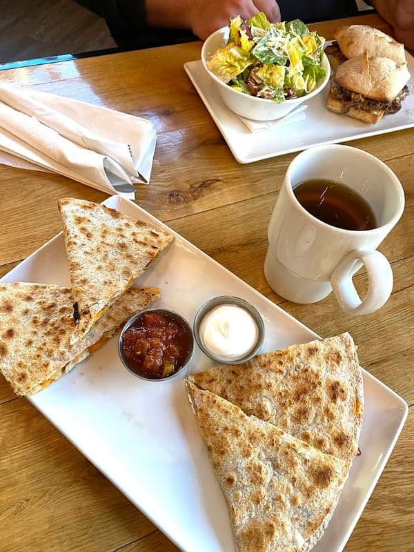 Across the Board Game Cafe food
