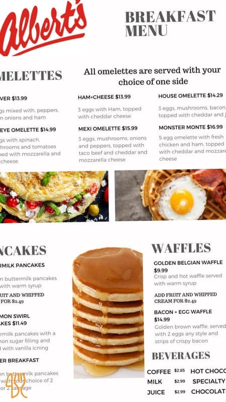 Albert's — best brunch in Red Deer, Spring 2026