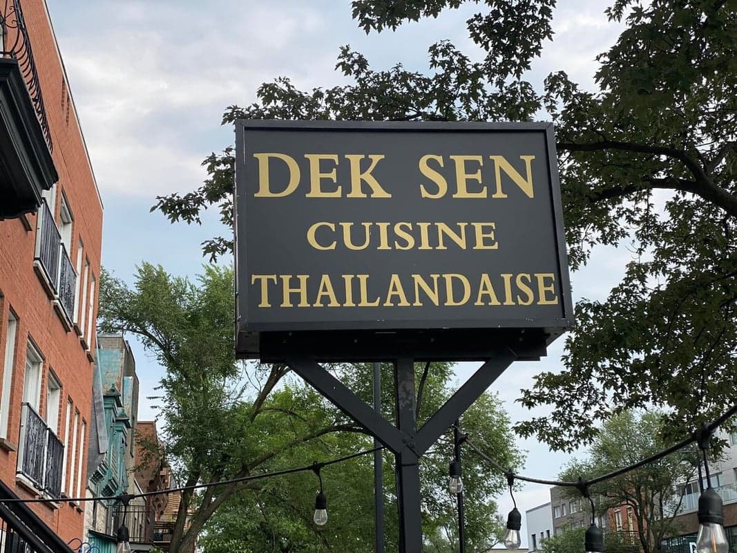 DEK SEN CUISINE THAÏLANDAISE — best halal restaurants in Montreal, Spring 2026