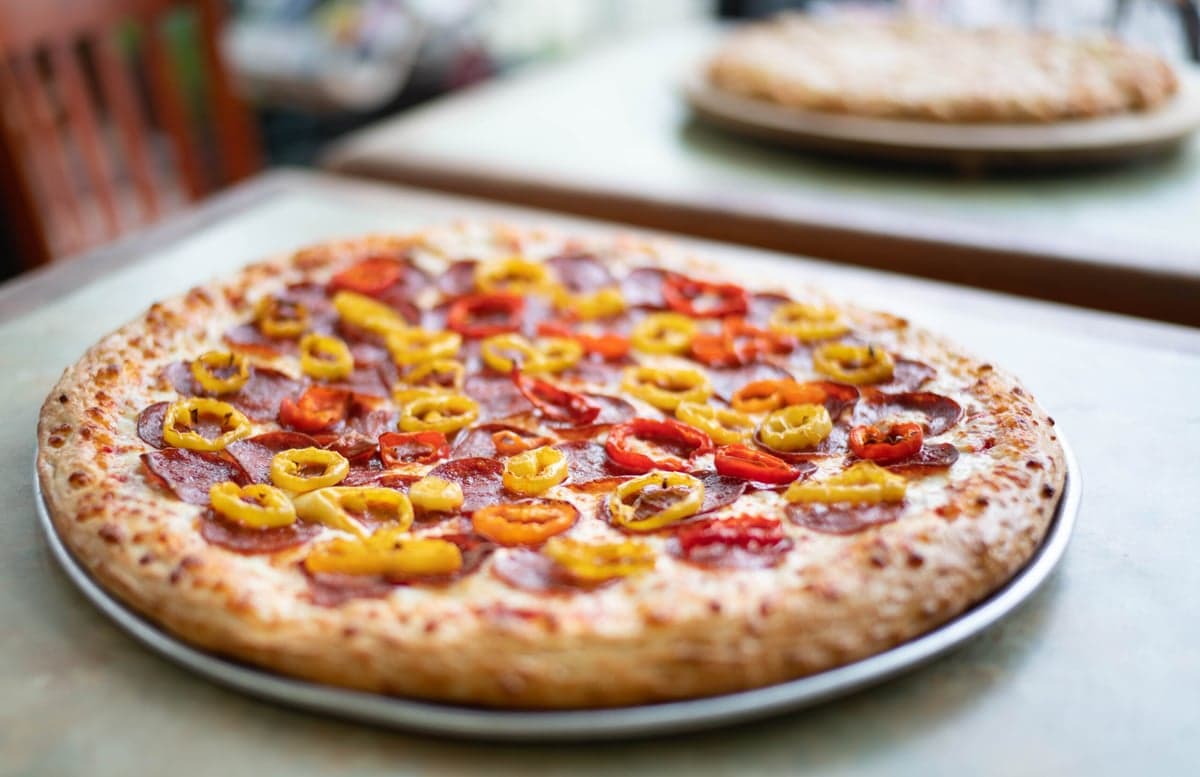 Double pizza — best late night food in Montreal, Spring 2026